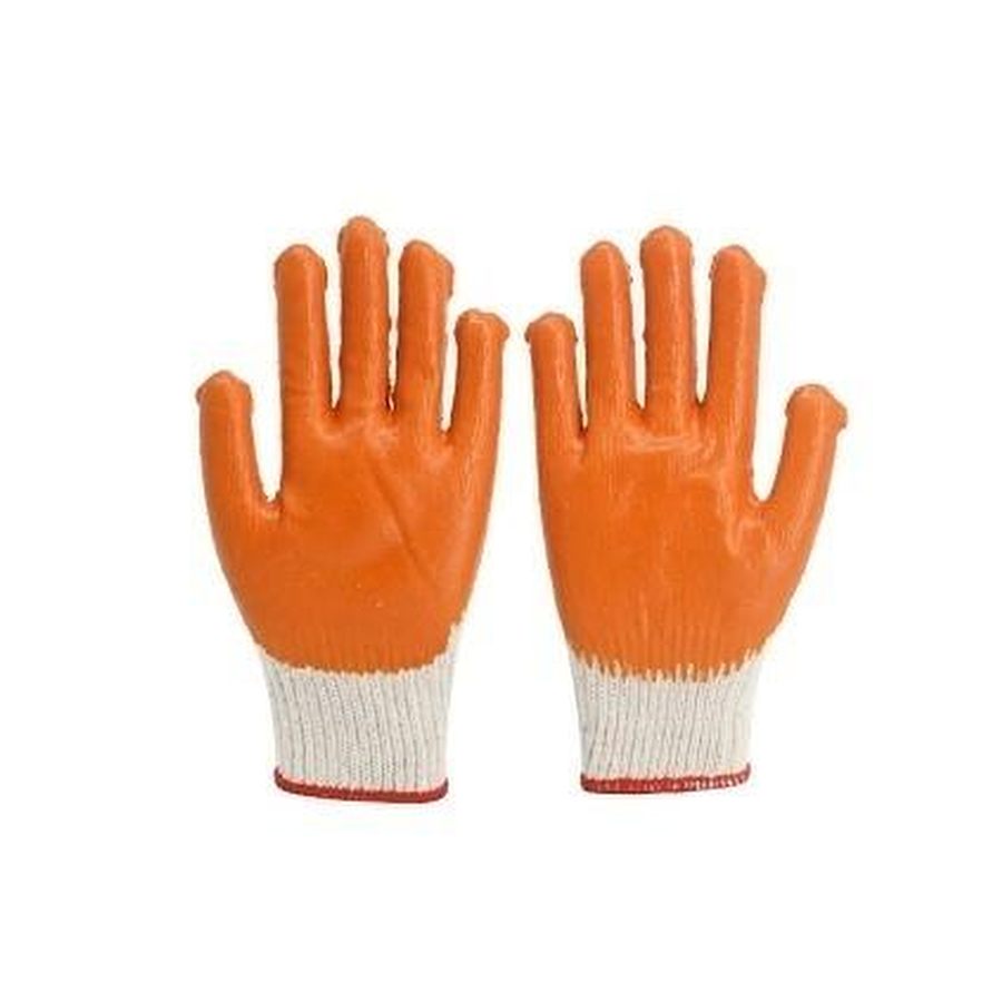 Cotton Gloves with Rubber