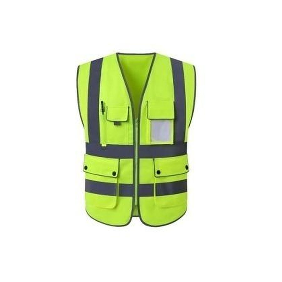 Safety Vest with Pocket and Zipper