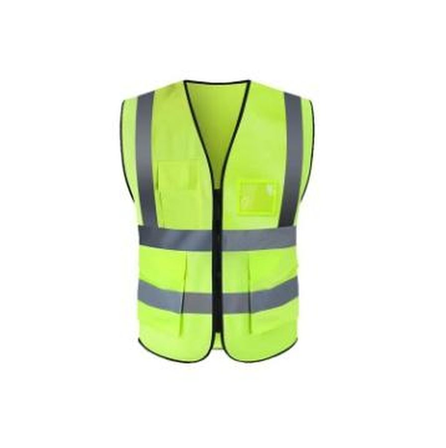 Hi Vis Safety Vest with Zipper