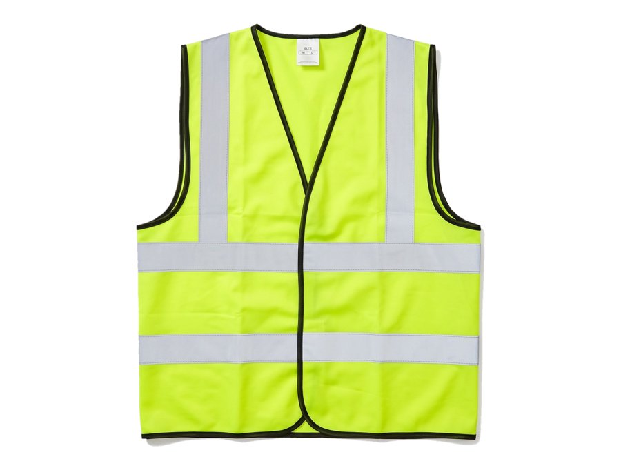 Hi Vis Vest Lime Plain PPE and workwear Ghana