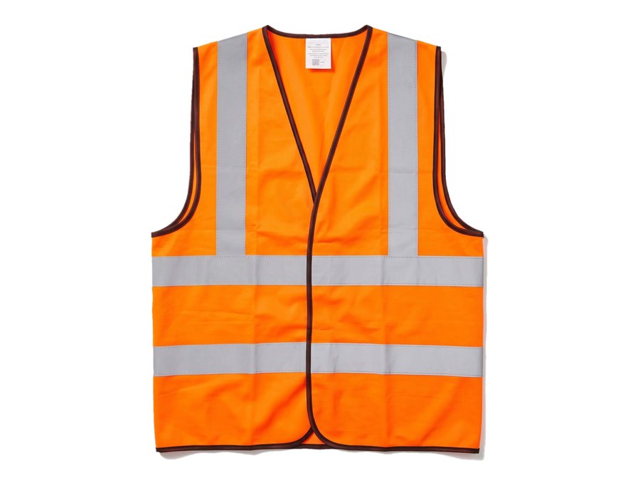 Hi Vis Vest Orange Plain PPE and workwear Ghana