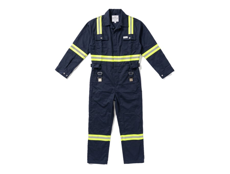 Navy Hi Vis Coverall PPE and workwear Ghana
