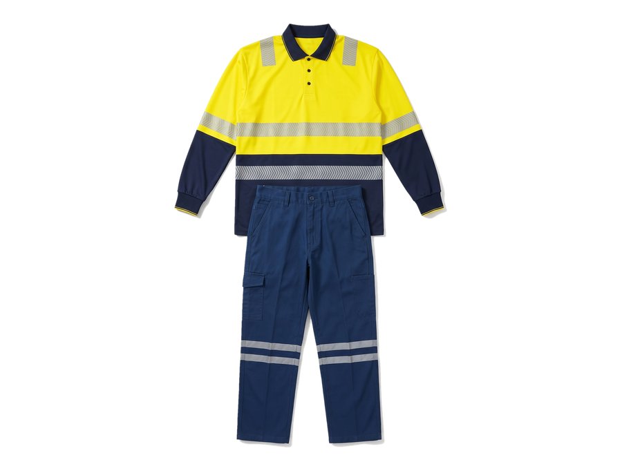 Yellow Hi Vis Top and Pants Set PPE and workwear Ghana