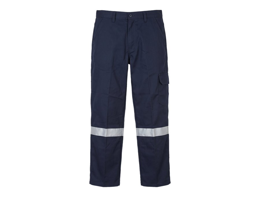 Navy Reflective Cargo Pants PPE and workwear Ghana